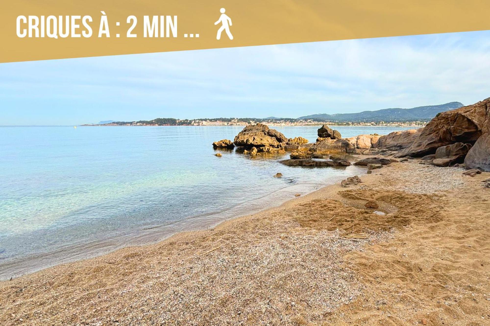 Appartamento Sunset Six-Fours-les-Plages Esterno foto